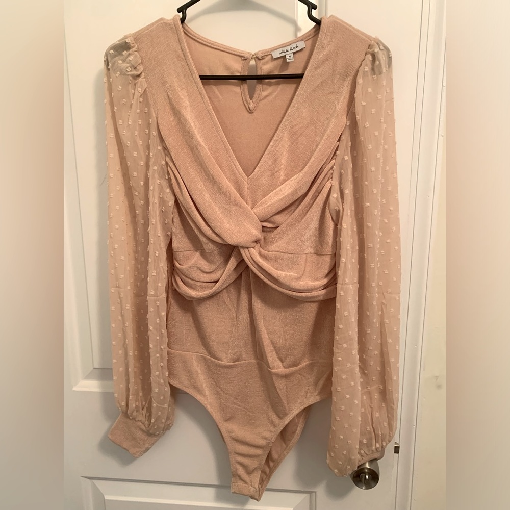 White Birch pink Snap Suit - Size small